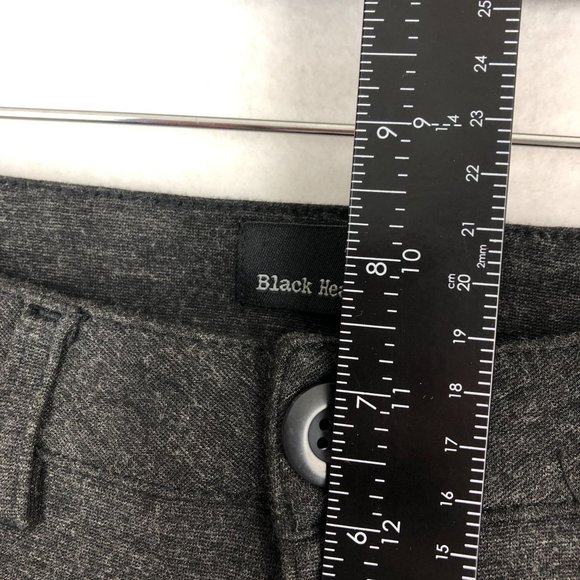 Black Hearts Brigade Women's Size 27 Grey Ponte Knit Stretch Skinny Pants - Picture 6 of 11